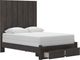 Signature Design by Ashley® Fraluna Charcoal Queen Storage Panel Bed-3