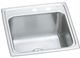 Elkay Lustertone® Lustrous Satin 19.5'' MR2-Hole Single Bowl Drop-in-0