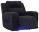 Signature Design by Ashley® Forest Lake Black Power Recliner with Adjustable Headrest-4