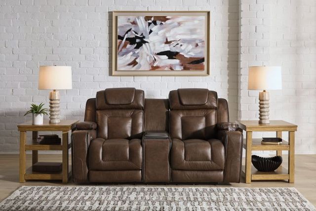 Signature Design by Ashley® Stargin Hickory Power Reclining Loveseat-2