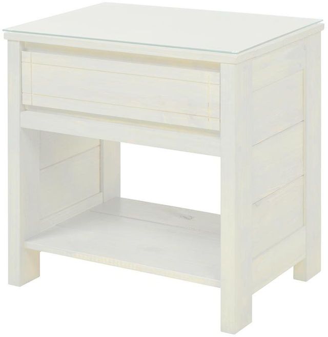 Crate Designs™ Furniture WildRoots Cloud Finish 24" Night Table-0