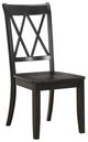 Homelegance® Janina Black Side Chair-0