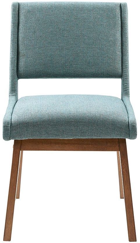Olliix by INK+IVY Blue Set of 2 Boomerang Dining Chairs-1