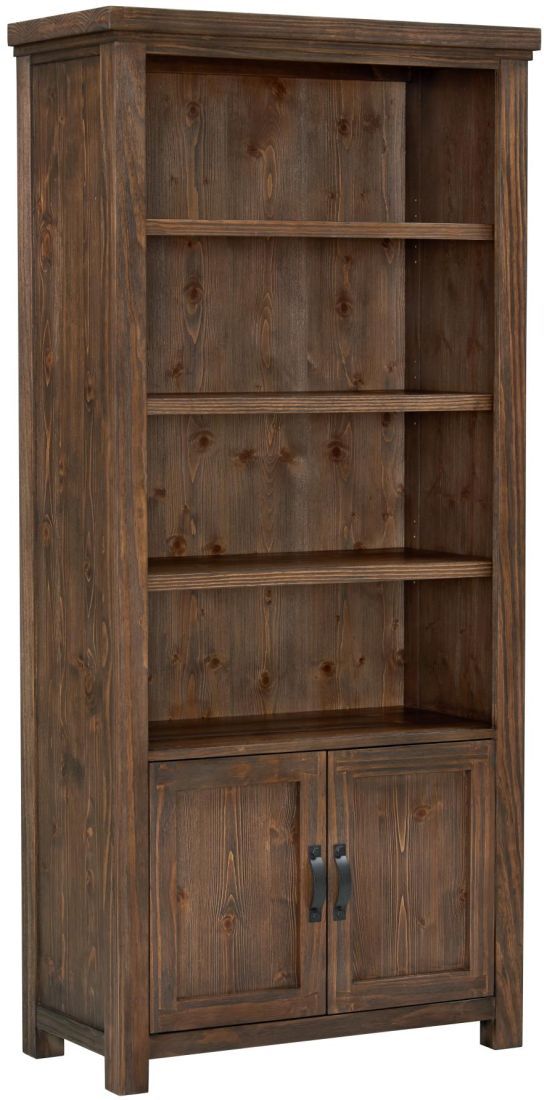 Legends Home Montana Dove Rustic Bookcase-0