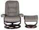 BarcaLounger® Jacque Roman-Tan Manual Recliner and Ottoman Set-3
