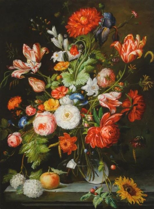 Stylecraft Danish Floral I Wall Art-2