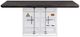 ACME Furniture Cargo Antique Walnut Dining Table with White Base-1