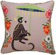 Stylecraft Dann Foley Lifestyle Pink Monkey Designer Pillow-0