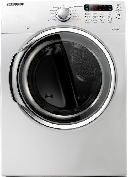Samsung 7.3 Cu. Ft. Neat White Front Load Gas Dryer-0