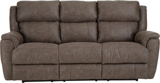 HomeStretch Milan Espresso Manual Reclining Sofa-3