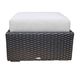 CabanaCoast® Customizable Brighton Aluminum Outdoor Ottoman-1