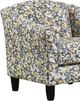 Fusion Furniture Amos Mink Bixby Sunflower Accent Chair-1