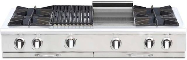 Capital Cooking Culinarian Series 48" Stainless Steel Gas Rangetop-0