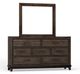 Oakwood Dresser and Mirror-0