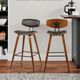 Armen Living Fox Brown/Walnut Counter Stool-2