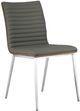 Armen Living Cafe 2-Piece Gray Dining Chairs-0