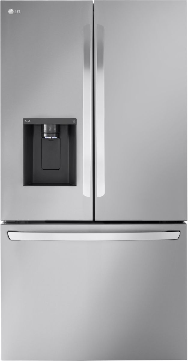 LG 36 in. 25.5 Cu. Ft. PrintProof™ Stainless Steel Counter-Depth French Door Refrigerator-0
