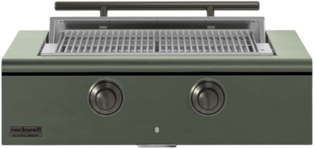 Caliber™ Rockwell 2-Burner Olive Built-In Liquid Propane Grill with Pewter Hardware-0