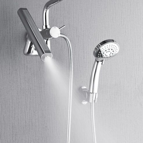 Forno Acqua AcquaFALL Mini Polished Chrome Retrofit Shower System 1.8 GPM-2
