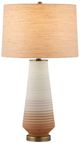 Currey & Company Geologie Beige/Brown Table Lamp-0
