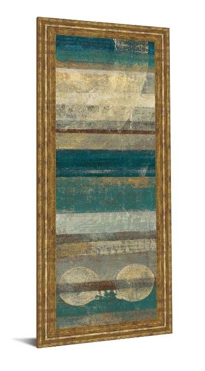 Classy Art Kuna Blue by Roque Silva Wall Art-1