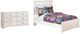 Signature Design by Ashley® Lulu 2-Piece White Full Panel Bed Set-0