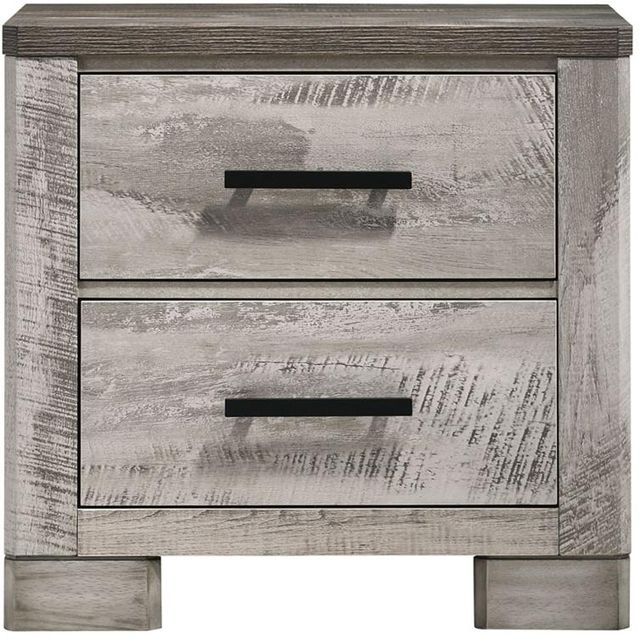 Elements International Millers Cove Gray Nightstand-1