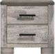 Elements International Millers Cove Gray Nightstand-1