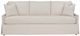 Fairfield® Customizable Kelly Skirted Sofa with One Seat Cushion-1