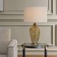 Uttermost® Rainer Amber/Translucent Olive Blown Glass Table Lamp-1