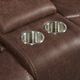 Elements International Atlantis 3-Piece Heritage Brown Power Reclining Living Room Reclining Seating Set-4