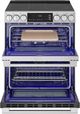 LG Studio 30" PrintProof™ Stainless Steel Double Oven Slide-In Induction Range-2