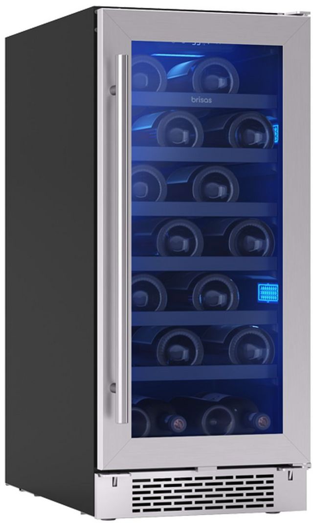 Zephyr Brisas 4.0 Cu. Ft. Stainless Steel Wine Cooler-1