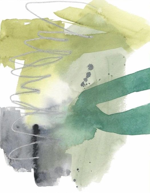 Classy Art Graffiti Green I by Jennifer Goldberger Wall Art-1