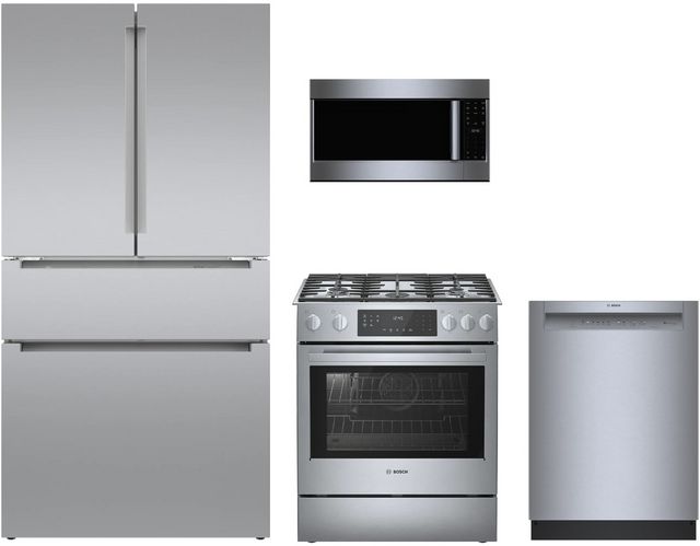 Bosch 4 Piece Stainless Steel Kitchen Package-0
