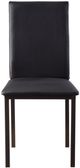 Homelegance® Tempe Black Upholstered Dining Side Chair-2