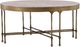 Furniture Classics Shirley Natural Marble Top Coffee Table with Gold Base-0
