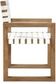Modus Furniture One Bisque/White Dining Arm Chair-3