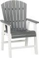 Signature Design by Ashley® Transville 2-Piece Gray/White Polyethylene Outdoor Dining Arm Chair-1