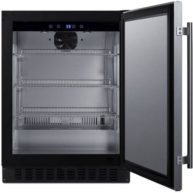 Summit® 3.1 Cu. Ft. Stainless Steel Under The Counter Refrigerator -4