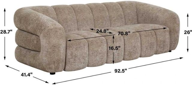 Uttermost® Modella Sand Sofa-2