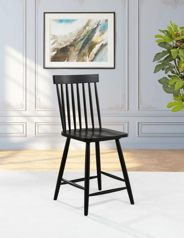 Coaster® Andrews Black 2-piece Counter Height Dining Side Chair Set-1