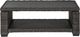 Signature Design by Ashley® Grasson Lane Brown Wicker Outdoor Rectangular Cocktail Table-1