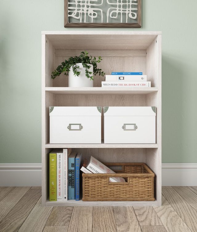Signature Design by Ashley® Dorrinson Antique White Bookcase-4