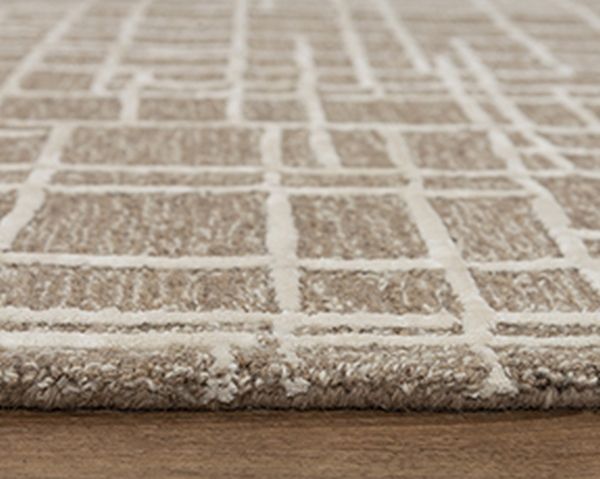 Rizzy Home Jazz Brown 5'x8' Rectangular Rug-4