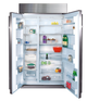 Sub-Zero® 24.3 Cu. Ft. Stainless Steel Built In Side By Side Refrigerator-1