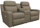 La-Z-Boy® Emmons Brindle Power Reclining Loveseat with Console, Headrest, and Lumbar-0