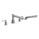Moen® Arris Chrome Two-Handle Diverter Roman Tub Faucet-0