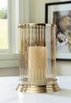 Signature Design by Ashley® Aavinson Amber/Gold 8" Candle Holder-3