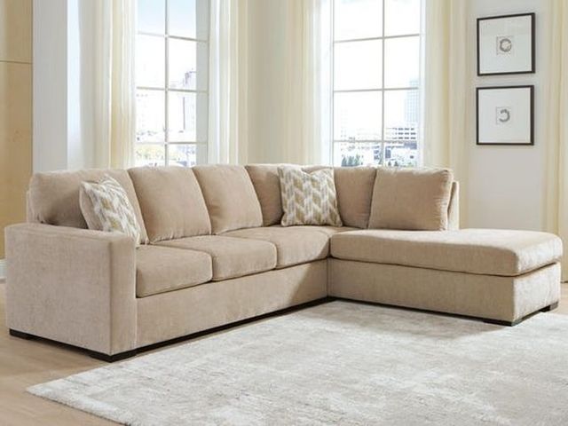 Signature Design by Ashley® MaKaylen 2-Piece Almond Left-Arm Facing Sleeper Sectional and Chaise-2